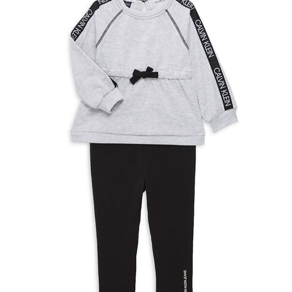 Calvin Klein Gray and Black Kids Outfit - Picture 2 of 9